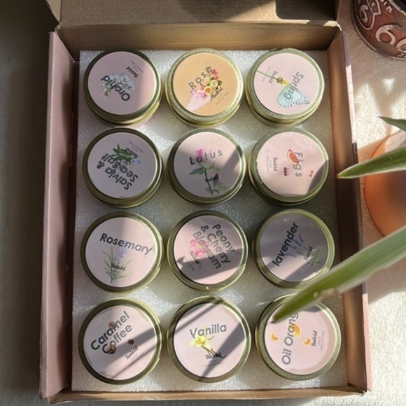 Aromatic Bliss in 12 Natural Soy Wax Varieties w 7% Pure Fragrance Essential Oil - Picture 5 of 6